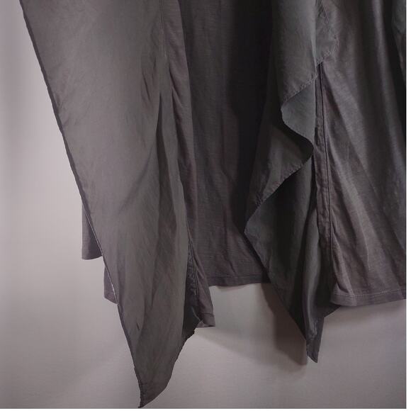 Garnett Hill Open Front Cardigan with Silk Trim, Size Small - Picture 7 of 8